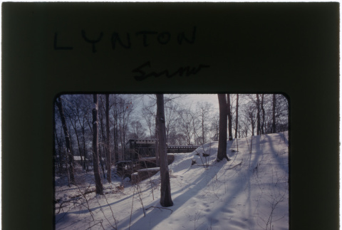 Lynton home in snow (ddr-densho-377-1228)