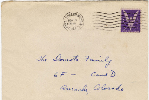 Card and envelope (ddr-densho-329-621-mezzanine-bad7c4894d)
