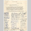Letter from Evacuee Police to Raymond Best, Director of Tule Lake Camp, February 1, 1944 (ddr-csujad-2-13)