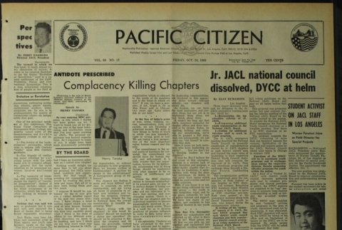 Pacific Citizen, Vol. 69, No. 17 (October 24,1969) (ddr-pc-41-43)