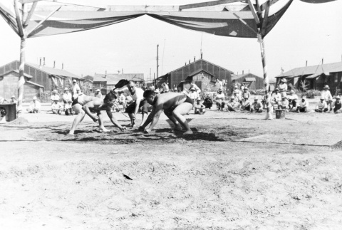 Sumo wrestling (ddr-densho-37-229)