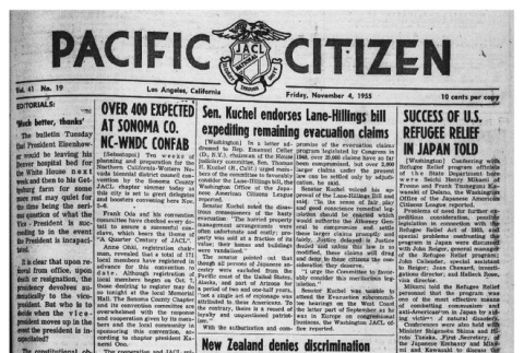 The Pacific Citizen, Vol. 41 No. 19 (November 4, 1955) (ddr-pc-27-44)