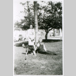 Older couple with dog (ddr-densho-1007-795)