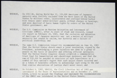 Copy of Resolution from Immanuel Lutheran Church (ddr-chijacl-1-96)