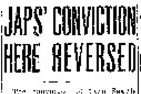 Japs' Conviction Here Reversed (June 1, 1944) (ddr-densho-56-1049)