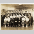 Group of students outside Buddhist dorm at Berkeley (ddr-densho-587-101)