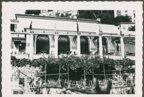 Building with five flags (ddr-densho-368-485)