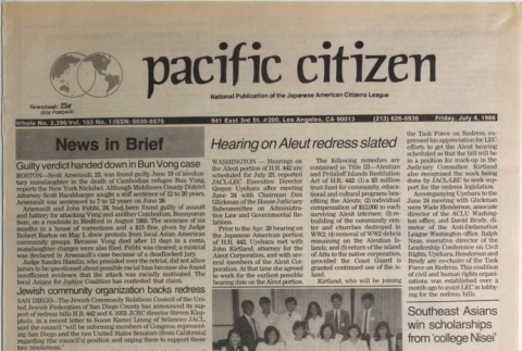 Pacific Citizen, Vol. 103, No. 1 (July 4, 1986) (ddr-pc-58-26)