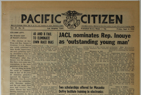 Pacific Citizen, Vol. 49, No. 10 (September 4, 1959) (ddr-pc-31-36)