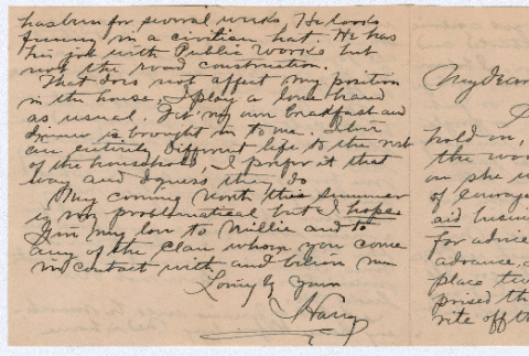 Letter from Harry Asbury to Agnes Rockrise (ddr-densho-335-108)