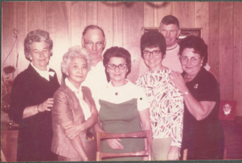 Seven people, Agnes Sakura second from left (ddr-densho-523-622)