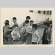 Canal boys riding a toy horse (ddr-densho-37-980)