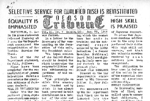 Denson Tribune Vol. II No. 7 (January 25, 1944) (ddr-densho-144-136)