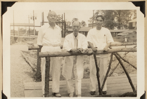 Three doctors at Rohwer (ddr-densho-542-576)