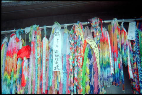 Rack with strings of Tsurus (ddr-densho-426-497)