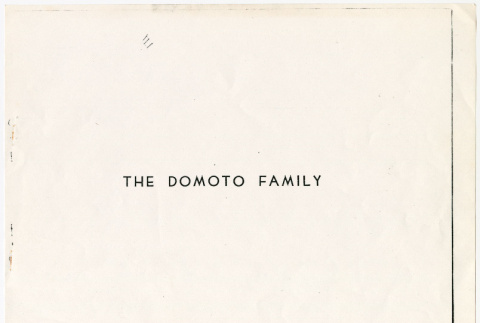 Domoto Family Tree (ddr-densho-329-1099)