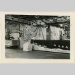 Christmas decorations in a mess hall (ddr-densho-37-1297)