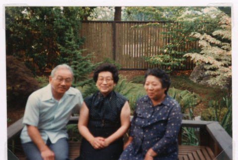 Mac and Ruth Kiyono with Yukiko Tobe (ddr-densho-477-515)