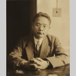 A man at his desk (ddr-njpa-4-2203)
