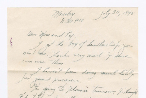 Letter from Tadashi Ishida to Mr. & Mrs. Y Ishida (ddr-densho-535-226)