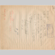 Letter sent to T.K. Pharmacy from Topaz concentration camp (ddr-densho-319-24)