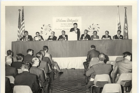 Group panel at the Ninth Annual California Landscape Gardeners Convention (ddr-jamsj-1-505)