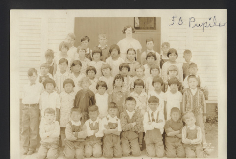 Pleasant Grove School, 1st, 2nd, 3rd, 4th, 1930 (ddr-csujad-55-2594)