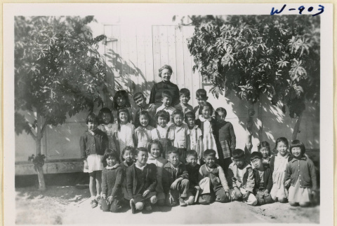 Group of children at Gila River (ddr-densho-37-1872)