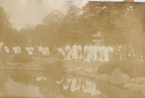 Patients walking in a garden (ddr-njpa-6-31)