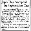 Jap's Plea Accepted In Registration Case (April 22, 1942) (ddr-densho-56-765)