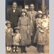 Group photograph of a Buddhist priest and his family (ddr-njpa-4-217)