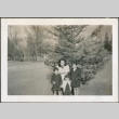 A woman and three children in a park (ddr-densho-298-193)