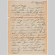 Letter from Alvin Uchiyama to Kathleen Koga Uchiyama (ddr-densho-406-160)