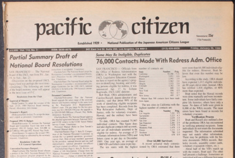 Pacific Citizen, Vol. 110, No. 3 (January 26, 1990) (ddr-pc-62-3)