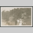 couple in front of car (ddr-densho-378-892)