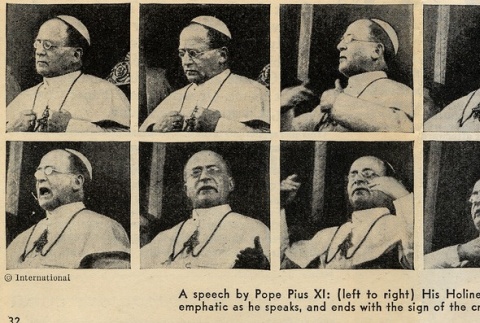 Clipping regarding Pope Pius XI (ddr-njpa-1-1289)