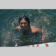 Matt Aoyagi swimming in the lake (ddr-densho-336-1108)