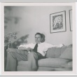 A man sitting on a couch (ddr-densho-338-94)