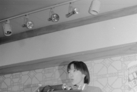 Wilma Chan speaking (ddr-densho-1007-519)