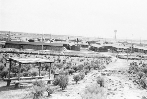 North side of the Minidoka concentration camp (ddr-densho-15-45)