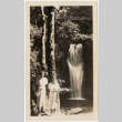 Dorothy Morita and Hisako Morioka at Multnomah Falls (ddr-densho-409-32)