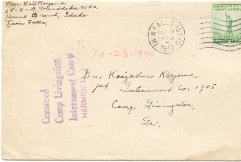 envelope and letter (ddr-one-5-40-mezzanine-6b46e0066e)