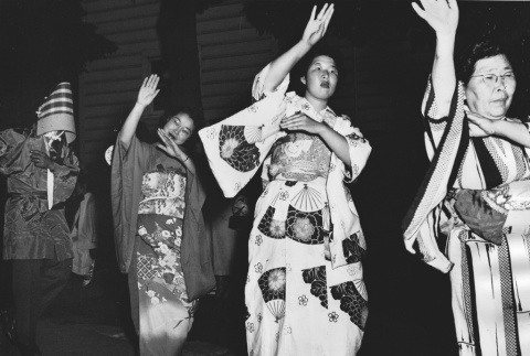 Women at Obon Festival (ddr-ajah-3-264)