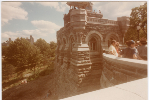 Group on an observation deck (ddr-densho-377-2039)