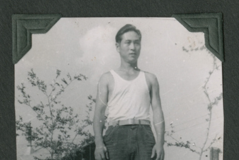 Man standing outside (ddr-densho-471-112)