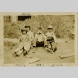 Four children in Nihonmachi, or Japantown (ddr-densho-117-1)