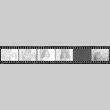 Negative film strip for Farewell to Manzanar scene stills (ddr-densho-317-155)