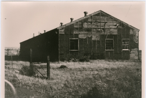 Warehouse in administrative area of Tule Lake (ddr-densho-345-131)
