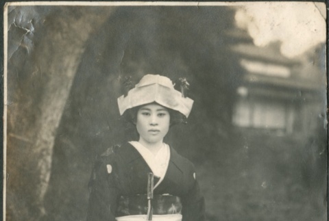 A woman in a kimono (ddr-densho-321-575)