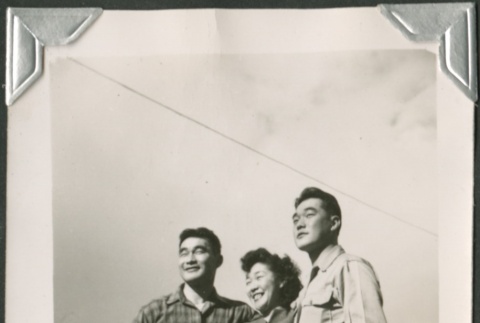 Umeyo Sakagami with her brothers Matsuo and Masao (ddr-densho-328-325)